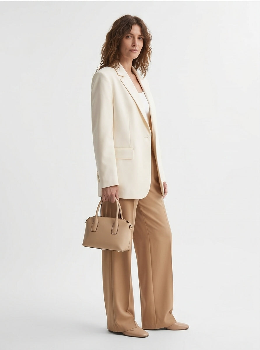 Oversized Ivory Blazer