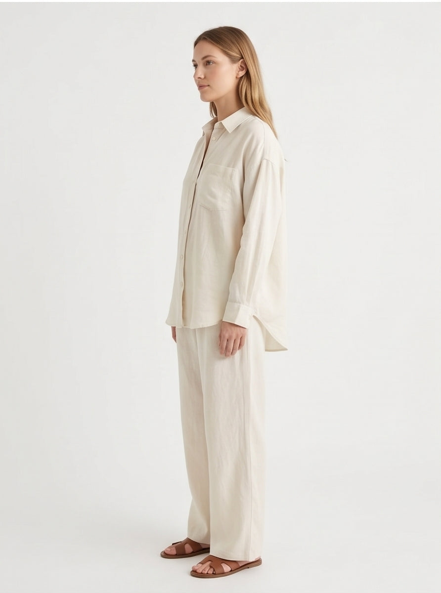 Oversized Linen Shirt