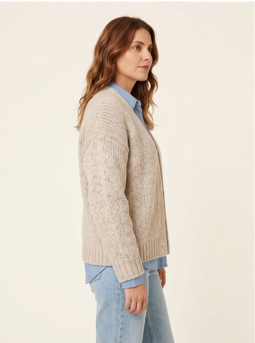 Oversized Cotton Shirt Soft Blue, Cozy Layering Everyday Top