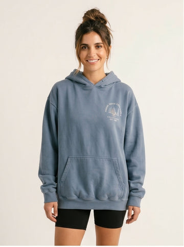 Oversized Vintage Wash Graphic Hoodie