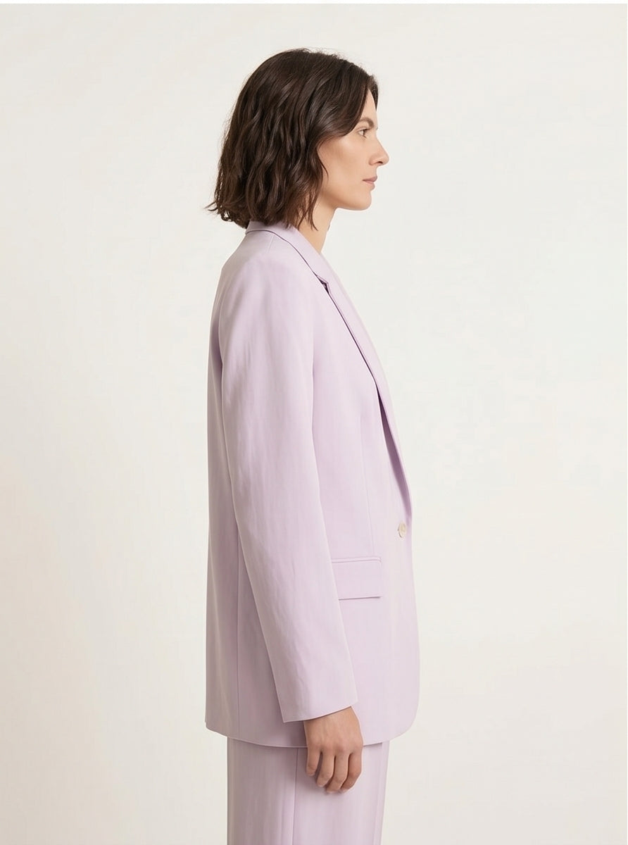 Lavender Oversized Tailored Blazer