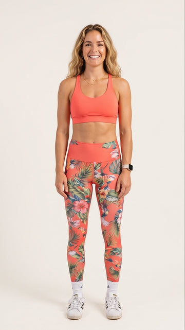 Coral Sports Bra