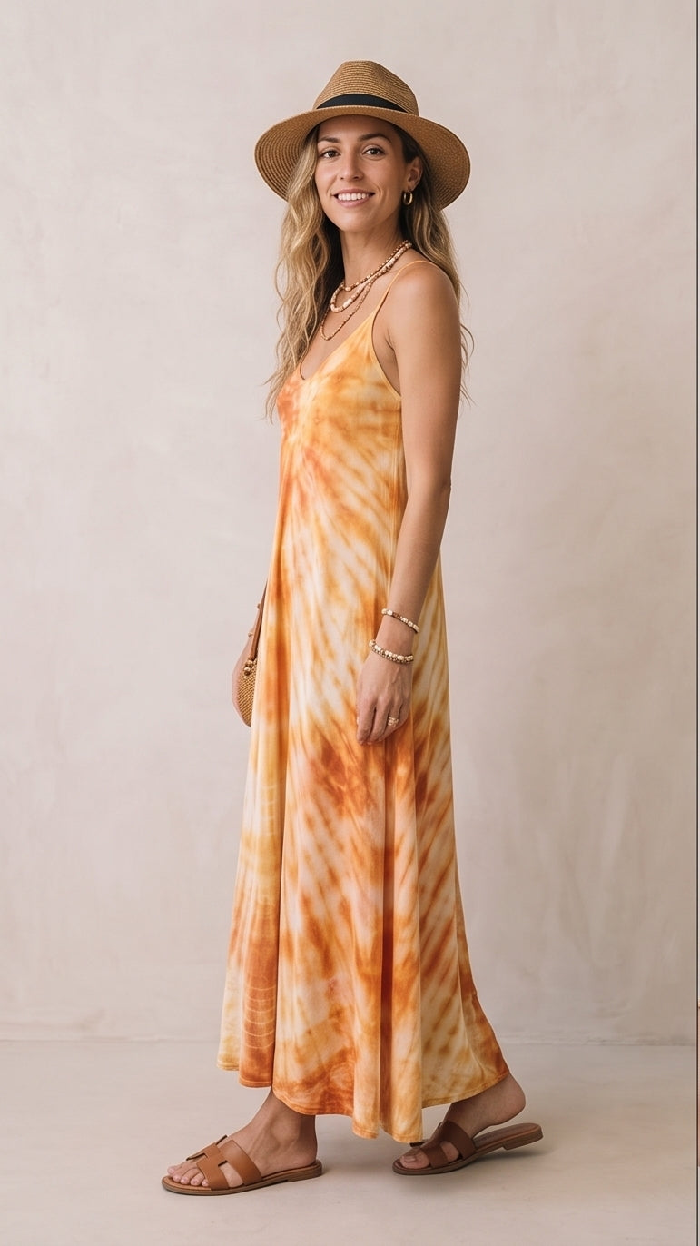 Tie-Dye Maxi Sundress
