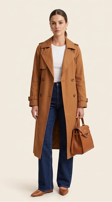Caramel Trench Coat