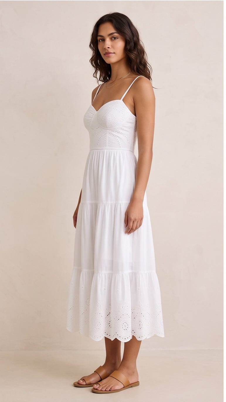 White Eyelet Sundress