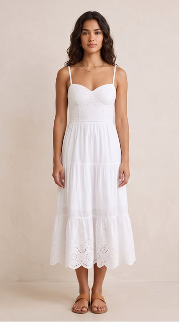 White Eyelet Sundress